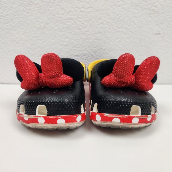 Crocs x Disney Minnie Mouse Ears Slip on Shoes Kids Size 10 - Picture 6 of 9